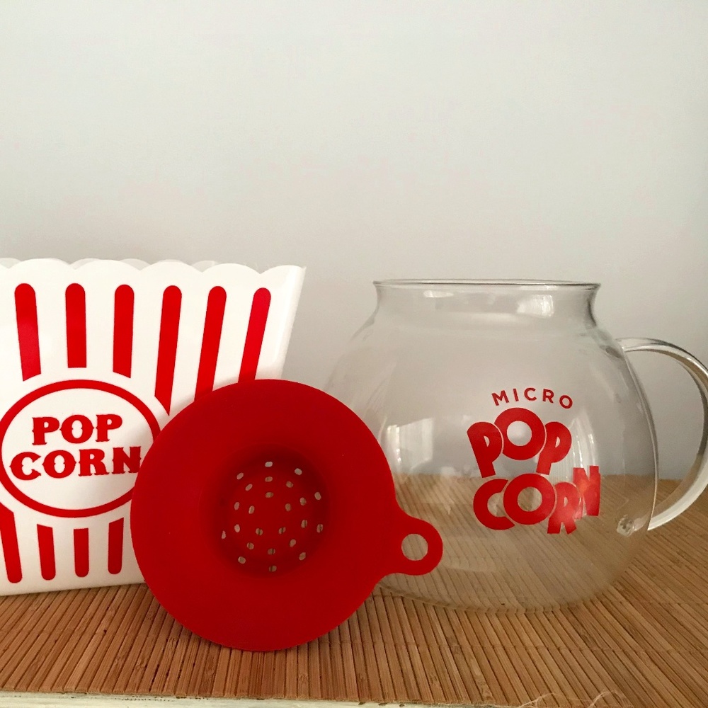 Microwave Popcorn Popper Set